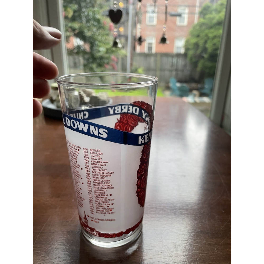 Vintage 1982 Kentucky Derby Official Frosted Mint Julep Glass - Churchill Downs - Picture 4 of 6
